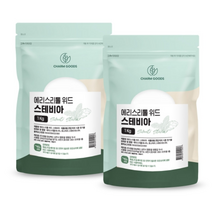 CHARM GOODS 에리스리톨위드스테비아 1KG 2팩 스테비올 설탕대용 STEVIA