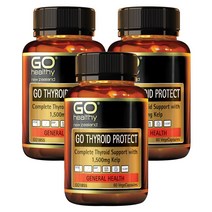 고헬씨(Go Healthy) 고헬씨 싸이로이드(Thyroid) 프로텍트 60 베지캡슐 X 3개, 180캡슐, 1세트