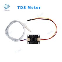 아날로그 TDS 센서 미터 물 전도도 테스터 액체 감지 수질 모니터링 DIY 케이블 2 개 포함, 한개옵션0