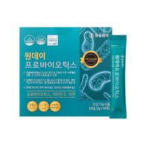 프로바이오틱스 아연 비타민D 정상적인 면역기능 장건강 유유제약 3g x 60포, 3개, 180g