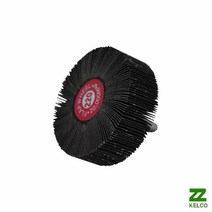 추페이퍼 샤프트휠 75mm 10개입 디버링 모서리손질 부직포 스카치 휠, 방수, 150방
