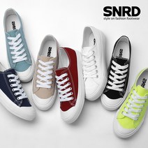 [SNRD] 신발 남녀공용 캔버스 무지 커플 데일리 스니커즈 SN152