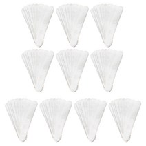 리빙준 모자 패드, 02.모자 기본패드 화이트 100개 세트