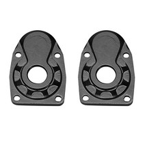 2 PCS CNC 금속 리어 스티어링 컵 알루미늄 합금 바위 크롤러 완구 부품 1/10 RC 자동차 축 방향 Capra SCX10III, 하나, 검은 색