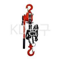 TOYU 레버블록 1톤 레바블록 호이스트 컴팩트 운반 윈치 도르래 후크 로드 핸드 케이디공구 KD09, 1개