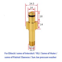 고압 세척기알루미늄 어댑터 스노우 폼 노즐 Nilfisk Karcher Huter Elitech Lavor 용 고압 세척기 비누 거, 05 D