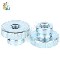 2-10pcs Din466b Gb806 M3 M4 M5 M6 M8 M10galvanized Knurled Thumb Nut Iinstrument 핸드 너트 3d 프린터, 한개옵션1, 06 M10-2pcs