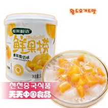 [천천중국식품] 중국수입 요거트 과일통조림- 황도맛