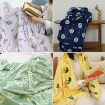 [바자르] 쌀쌀해지면 필요한 필수템! 감성 극세사 담요 5종택 1