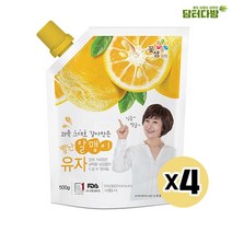 HAPST_ 술만들기 감식초쥬스 음료수 음료베이스 감식초음료 음료 복분자 담금술키트, 선택_ 꽃샘 별난알맹이 유자 파우치 500gX4, 상품선택함
