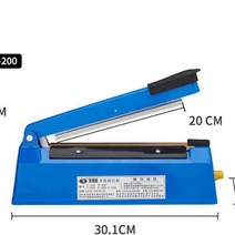 Automatic Heat Food Sealer Portable Electric Heating Plastic Bag Household Manual Vacuum Food Packin, 하나, blue  M