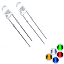 고휘도 LED 10MM 10파이 녹색 10개
