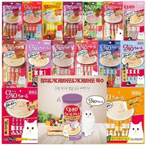 이나바 챠우츄르 대용량 고양이 마약간식 특가+에코웰빙 닭가슴살 증정, 6개, 챠오츄르 닭가슴살+오징어 6개입,에코웰빙 닭가슴살 증정