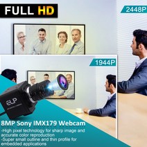 디지털사이니지 USB 웹캠 머신 비전 IMX179 8MP 3264X2448 가변 초점 CS 렌즈 박스 감시 산업용 카메, 03 4mm