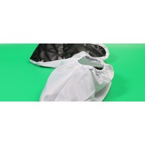 크린룸 무진 신발 덧신( Max. 350mm ) 적용가능 방진 덧신 제전 덧신 방진화 / 검정 타포린 바닥, 2. 화이트(WHITE) 1켤레
