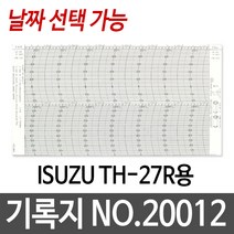 이쓰즈 TH-27R용 온습도기록지 NO.20012 7일용/31일용