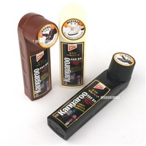 간편한 액체구두약 직업용 무색 백화제 캉가루 구두약 구두솔 저자극 액체 남자 군밤이네, 캉가루 액체구두약-검정