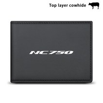 혼다 NC750 오토바이 액세서리 1PC 탑 레이어 소가죽 운전 면허증 슬리브 카드 홀더, 06 NC750