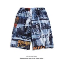 M-3XL 남성 패션 루즈한 5점 바지 홀리데이 스타일 비치 반바지 여름 편안한 5점 바지 K2138
