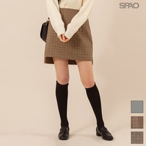 스파오 스파오(SPAO) 체크 미니스커트(자켓set)_SPWH84TG13