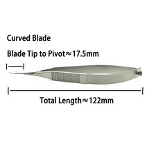 전동가위 충전가위 Westcotton 가위 Tenotomy 유틸리티 안과 외과, 04 Flat Curved SS