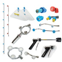 분무기노즐 모음 아사바 거품분사 안개분무 약대 동력분무기, 제초노즐-동력식 원형 1구 (일자형)