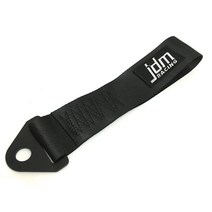 자동차견인고리 하트견인고리 견인로프 줄 후크 악세사리 스트랩 인테리어 차량용 28cm 블랙 고강도 나일론 트레일러 레이싱 카 유니버설 아이 범퍼 트레일러, 견인 블랙