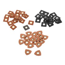 60 조각 패치 배지 레이블 금속 구멍 지갑 가방 공예에 대 한 diy 바느질, PU 가죽, 여러 가지 빛깔의