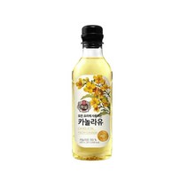 CJ 제일제당 백설 카놀라유 식용유 500ml 기름, 1개