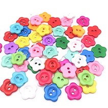 꽃단추 가방 수선 인형 아기 옷 diy 공예재료 랜덤 10PCS