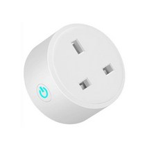 스마트 WiFi 플러그 어댑터 16A 음성 원격 제어 전원 모니터 소켓 콘센트 타이밍 기능 Alexa/Google Home/Tuya 용, 16A UK PLUG