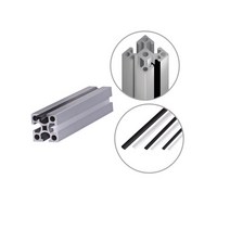 알루미늄 프로파일 부품 쫄대 홈 커버 40용 검정 3M