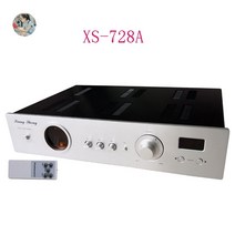 진공관 빈티지 앰프 오디오 튜브 프리 2021 xs 728a hifi 발열 dac, 블랙 리모트 BT, 220V