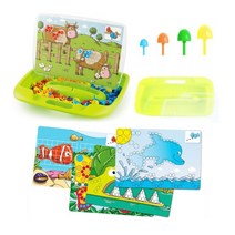 페그보드장난감 400P 페그꽂기 4살장난감, 400개