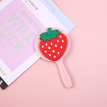 미용실경대 귀여운 미니 핸드 헬드 화장품 거울 드레싱 살롱 이발사 미용 헤어 미용사 만화 장식 거울 핸들, 1.A