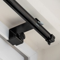 안뚫어고리 버전2 못 없이 커튼봉 블라인드 커튼레일 달기, 안뚫어고리 버전2_1세트(3개입), 화이트