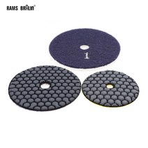 1 조각 드라이 폴리싱 패드 허니 콤 퀵 체인지 화강암 대리석 그라인딩 디스크, 80mm NO 2