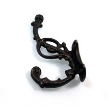 [AAX_4839341] 옷걸이(2단주물옷걸이_해마)코트류옷걸이 잠바옷걸이(2297) 피스무상제공 주물옷걸이 모자걸이 2단후크 벽옷걸이 이단옷걸이