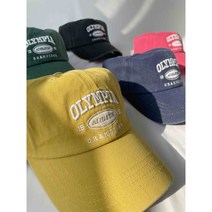 빈티지 데일리 레터링볼캡 야구모자 올림피아 워싱 볼캡