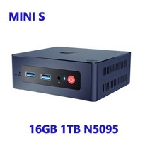 Beelink-Mini S GK 미니 인텔 셀러론 J4125/N5095 S12 N95/N100 PC 윈도우즈 11 8GB 128GB WIFI5 게이머 컴퓨터 VS GK3V Pro, CHINA, AU, N5095 16GB 1TB