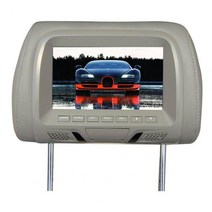 차량용 후석 모니터 자동차 뒷좌석 엔터테인먼트용 고도로 선명한 7 인치 범용 L7M LED LCD 스크린 머리받침 자동차용, 03 Grey