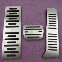 CC 골프 5 6 제타 MK5 시로코 투란 티구안 알루미늄 발 받침대 브레이크 페달 패드, 2 pcs, 폭스바겐
