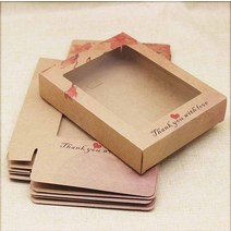 포장 주문을 위한 창 상자를 가진 17.5x13.5x3.5cm 인쇄 Kraft 상자 사업 Cajas 판지 도매를 위한 마분지 상자, AO-5