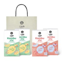 오설록 콤부차 깔라망고 20입 + 리치피치 (쇼핑백 포함), 깔라망고x2 + 리치피치x2