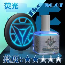 프라모델 공구모델 페인팅 도구 18ml 수성 형광 잉크 패널 라이너 피규어 건담 용 색칠 취미 DIY, 07 NO.7 blue