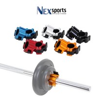 컬러 알루미늄 경량마구리25mm/28mm-1조(2개세트)/락조마구리/바벨/경량봉, 25mm, 블루
