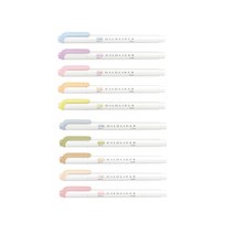 제브라 마일드라이너 형광펜 유니크한 뉴컬러 10색, 쿨그레이