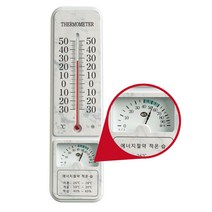 무동력 사우나 하우스 온습도계 온도습도계 온도계, 1개, 메이플