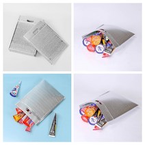 지퍼 손잡이 은박 보냉봉투 15P세트(30X40CM) 아이스크림봉투 보냉팩주머니, 상세페이지 참조