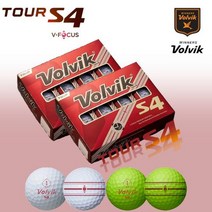 볼빅 투어 S4 V-FOCUS 4피스 12구, 색상 : 그린, 선택완료